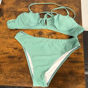 Mint Green Bikini Set